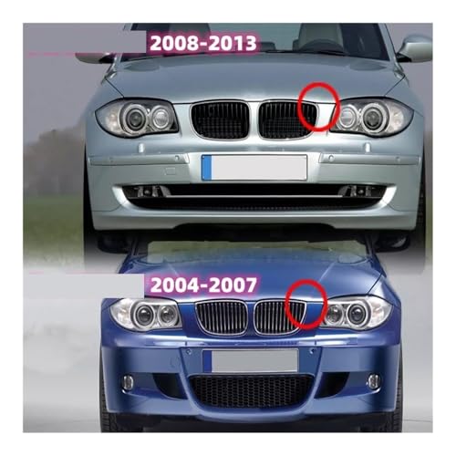 Rejilla frontal de parachoques para BMW Serie 1 E81 E87 de 2004 a 2013 5