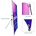SUERUI Adjustable X Banner Stand, Fits 23 to 32 Inch Wide and 63 to 78 Inch Tall Banners, Portable Display with Carrying Bag, Perfect for Trade Shows, Exhibitions, Conferences and Events, Pack of 4