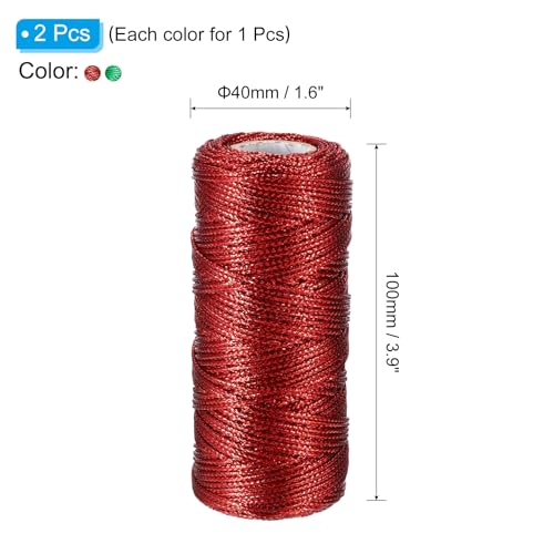 PATIKIL 110 Yards Decorative Metallic Bakers Twine - Image 2