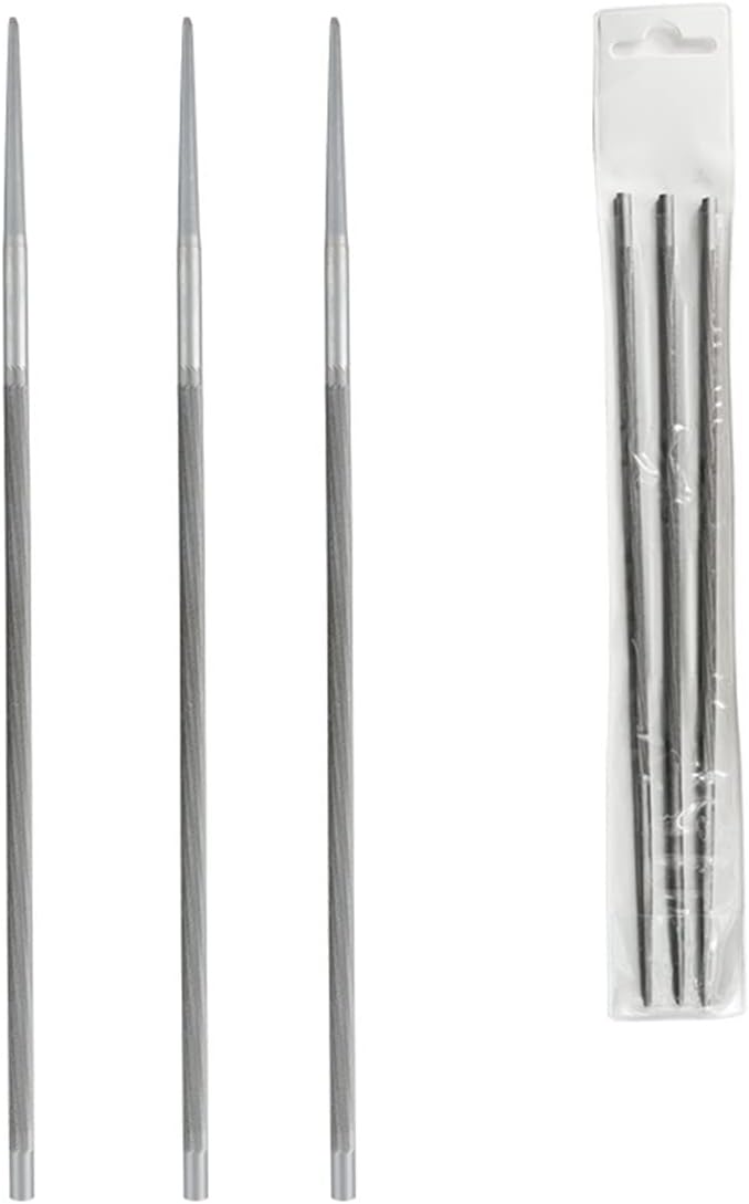 Patio, Lawn & Garden 3pcs Round Chainsaw Files for 4.0/4.5/4.8/5.0/5.5mm Woodworking Tools for Manual Tools Outdoor Powertool Parts & Accessories (Color : 4.8)