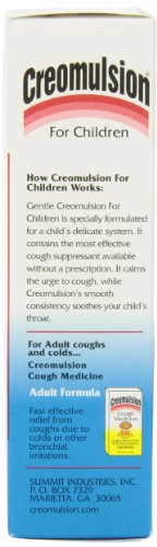 Creomulsion Children's Cough Syrup, 4 Ounce (Pack Of 3) #TOP3