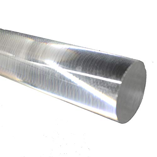 Image of Acrylic Lucite Rod Dowel - 1.25 inch (32mm) x 24 inch (610mm) - One Rod (Clear)