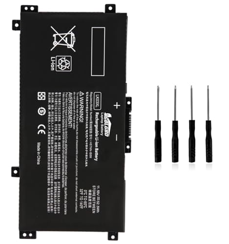 GBLGBD LK03XL Replacement Battery for HP Envy x360 15m-cn0012dx/15m-cn0011dx Convertible Laptop 3-Cell 52.5WH Li-ion Battery Compatible with LK03XL/LK03 CE/FCC/RoHS Certified 12-Month Warranty