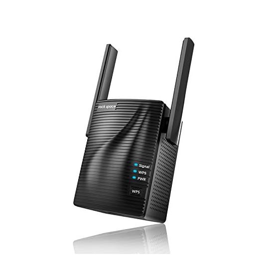 Amplificador Señal WiFi 1200Mbps - Repetidor WiFi Largo Alcance AC1200 de Doble Banda 2.4G&5G, Extensor de WiFi con Puerto Gigabit Ethernet, Cobertura Hasta 120㎡,Conexión WPS, Compatibilidad Universal