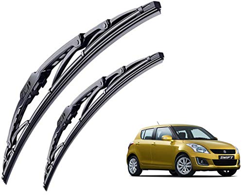 Image of WolkomHome High Performance OE Car Wiper Blade Replacement set of 2 Pc Right 20 inch Left 19 inch for Maruti Suzuki Swift
