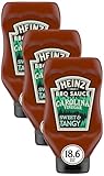 Heinz Carolina Vinegar Style Tangy BBQ Sauce (18.6 oz Bottle) (Pack of 3)