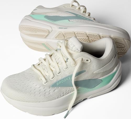 Image of Brooks Women's Ghost Max 3Sneaker, Coconut Yucca Gray Mist, 9.5 US