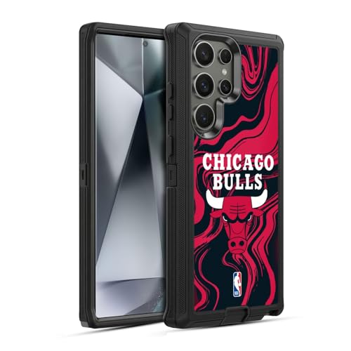 Coque Chicago Bulls Samsung Galaxy S24 Ultra antichoc marbre NBA