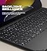 Dexnor for iPad (A16) 11th/10th Generation Case with Keyboard Ultra-Light Magnetic Detachable Folio Keyboard Cover Multi-Touch Trackpad Backlit for iPad 10th Gen 10.9