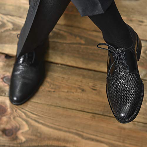 Mens Crew Socks - Rayon Dress Socks For Men With Gift Box (4 Pairs)3