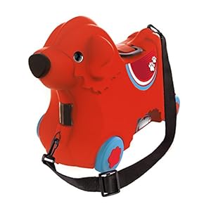 BIG Bobby-trolley, kinderkoffer en speelgoed, 2-in-1, met verstelbare riem, kinderbagage met brede wielen, als…