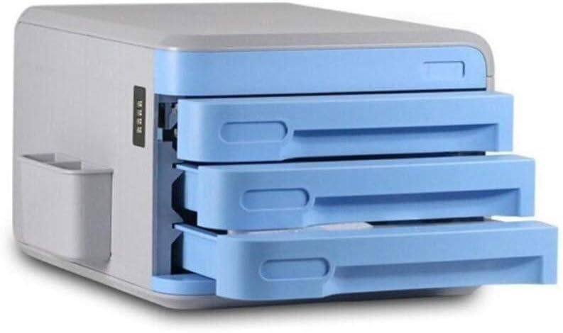 Classeur à tiroirs en plastique ELzEy avec serrure pour bureau