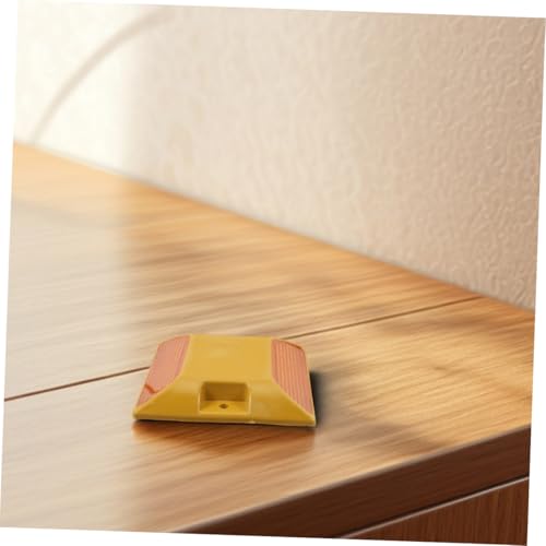5 reflectores plásticos amarillos para camino y entrada miniatura 6