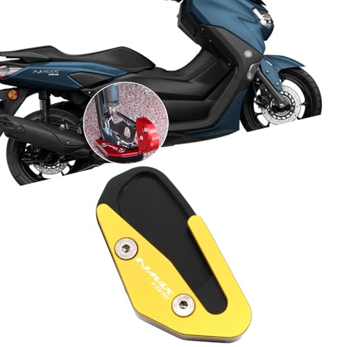 For NMAX155 Nmax155 2026 2025 �p �o�C�N�p�L�b�N�X�^���h �T�|�[�g�v���[�g �t�b�g�T�C�h�u���P�b�g �g�������p�b�h nmax155 2021-2026 �o�C�N�A�N�Z�T���[ (B,�S�[���h) [���s�A���i]