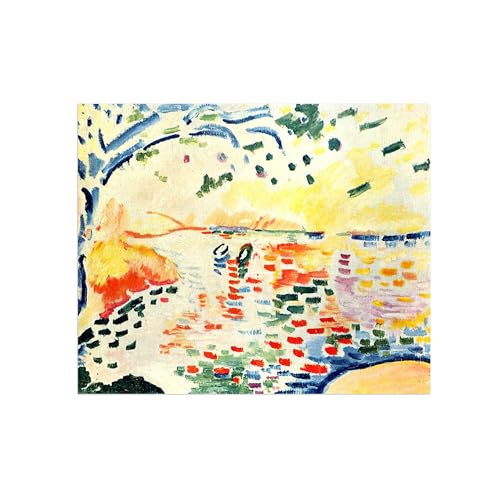 Impression sur toile premium Georges Braque, chef-d'œuvre de reproduction 95x80cm