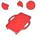 Lljsszr Sports Scooter Board Sport Flat Scooter for Kids Children with Casters Game Floor Scooter Board for Exercise, Red