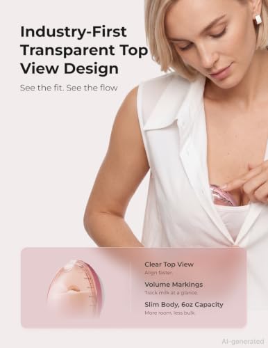 Image of Momcozy Air 1 Wearable Breast Pump,Ultra-Slim with Wireless Charging Case