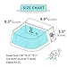 PETLESO Automatic Dog Water Dispenser, 2L Dog Water Bowl Automatic Waterer for Dogs Cats Chicken Birds Goats, Outdoor Animals Refill Pet Water Trough, Blue