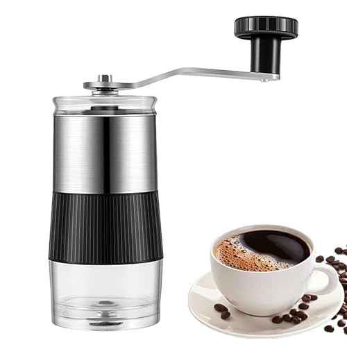 Kaffeebohnenschleife - Manuelle Burr -, Handkurbel, einstellbare Grind | Kompakt tragbare Kaffeemaschine für Camping, Reisen, Outdoor -Reisen, Hausbrauen, Küchengebrauch, spezielle Geschenko