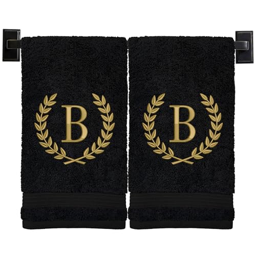 Custom Luxury Towels Monogrammed Hand Towels for Bathroom | Set