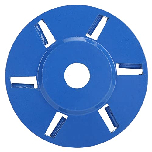 Wood Carving Disc, Steel 6‑Teeth Wood Shaping Disc Woodworking Milling Cutter Woodworking Tool Angle Grinder Accessories for Polishing All Kinds of Softwood Hardwood Woodworking
