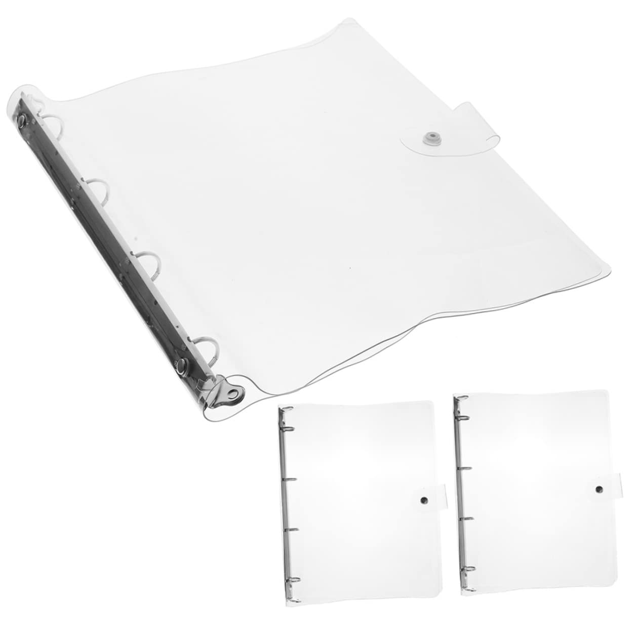 Cartellina Portadocumenti Trasparente 3 Pezzi in Plastico | A4 Binder, Aesthetic Binder, Sheet Protector, File Storage Bag, Back To School Party
