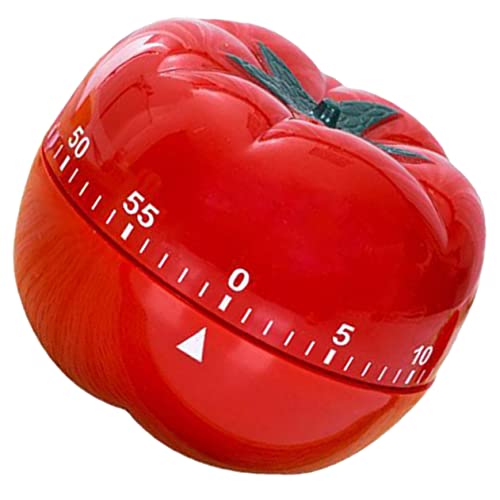 OFFSCH キッチン機械式タイマー トマト型タイマー 機械式操作 好ましい材料 構造安定 管理ツール 学生の計画習慣化向け