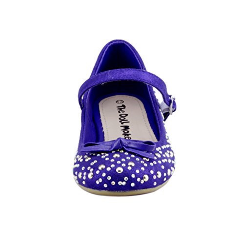 The Doll Maker Glimmer Ballet Flat - FBA1631131C-1 Blue2