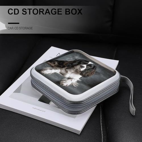 Étui CD/DVD 40 compartiments zippé en plastique format One Size design moderne