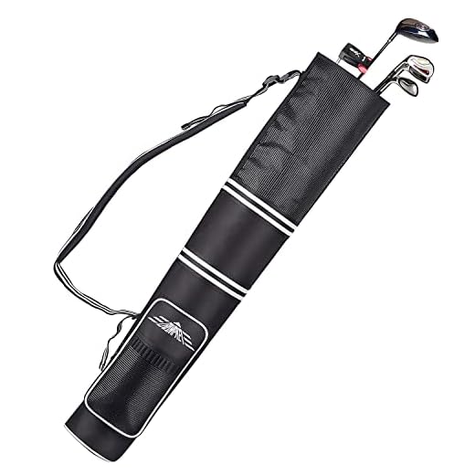 Champkey USA Golf Carry Bag - Lightweight Sunday Bag (Black)