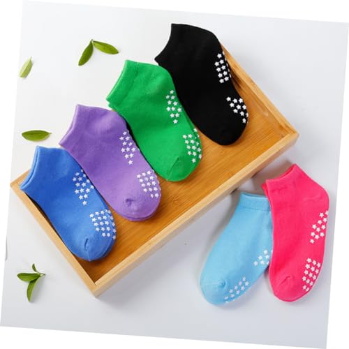 LIFKOME 18pairs Moisture Wicking Socks Boys and Girls Ankle Socks for Boy Girl Summer Stockings Breathable Design3
