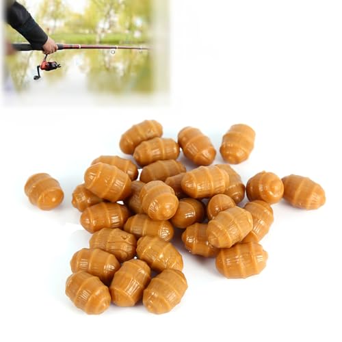 30pcs Leurres de Pêche - Baits - Appâts à Noix tigrées - Légers - Flottants - Portable D'appâts de Pêche à la Carpe