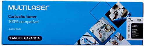 Cartucho Toner Multilaser Compatível C/ Hp Cf283A Preto - CT283