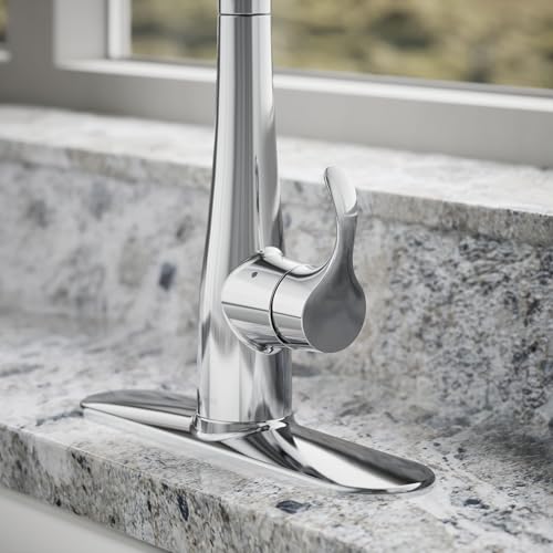Image of KOHLER Simplice Response Touchless Pull Down Kitchen Faucet in Polished Chrome, K-22036-CP
