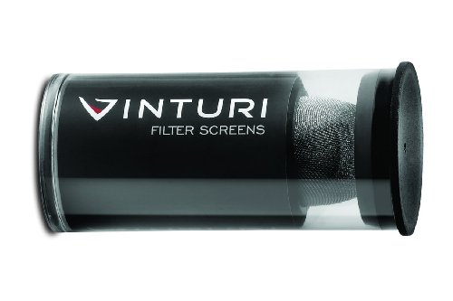 Vinturi V3000 Red Wine Aerator Filter Screens, 5-Pack, Black