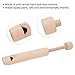 Wooden Slide Whistle Push Pull Voice Change Flute Educational Musical Instrument Toy for Kids Children Solid Wood Rhythm Sound Maker (Natural Wood)