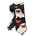 VAFZASC Fashion Neckties Mens Shirt Uniform Skinny Tie for Business Holiday Necktie Puppy Dog Pugs Gifts Pug Lovers