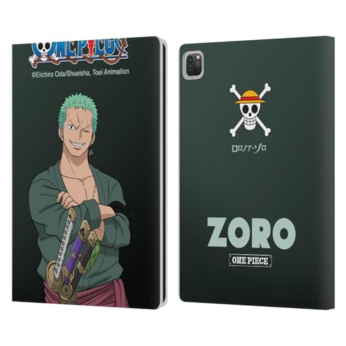 Étui One Piece Roronoa Zoro en Cuir iPad Pro 12.9 pour Dessiner au Café