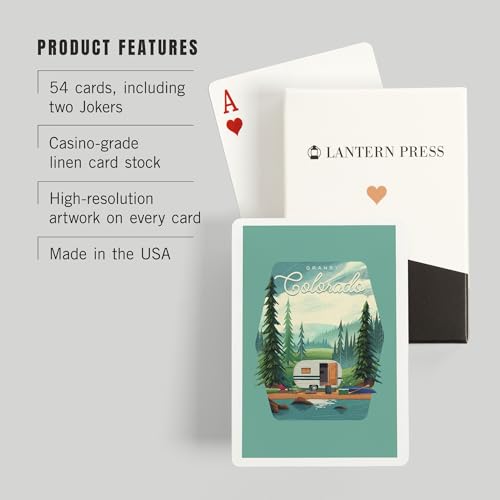 Lantern Press Baraja de Poker con 52 Cartas miniatura 3