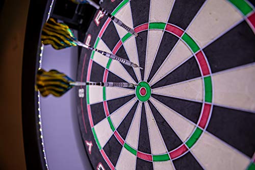 Prodigy Automatic Scoring Bristle Dartboard System - Automatic Scoring, Authentic Steel Tip Play, App Software, LED Lighting by American Legend - Image 4