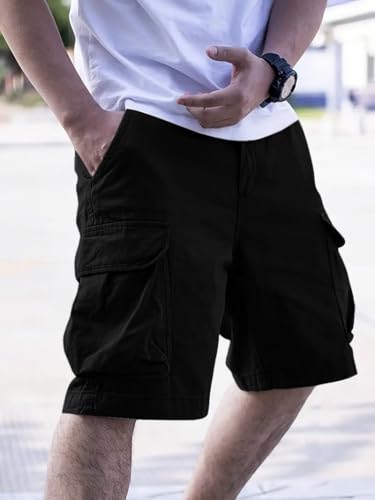Image of Vogaan Men's Shorts || Casual Men Shorts Cotton || Half Pant for Man || Cargos Shorts