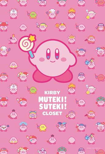 GXJC(ENSKY) ̃J[rB KIRBY MUTEKI! SUTEKI! CLOSET 26×38cm WO\[pY 300s[X JIGSAW PUZZLE 300-1722