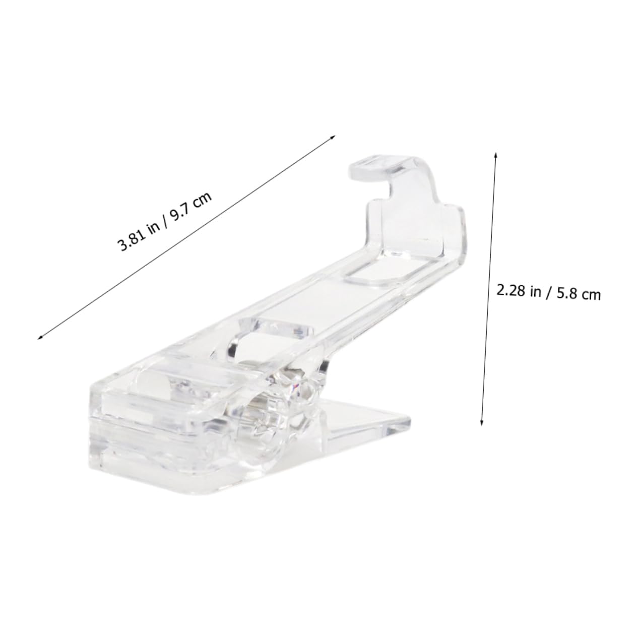 NUOBESTY 4 Sätze Anti-Rust-Haken Wäsche Aufhänger Aufhängeklammern Für Kleidung Keuchen Drinnen Clips Winddichte Kleiderklammern Quiltclip P.s Transparent 8 Stück * 4