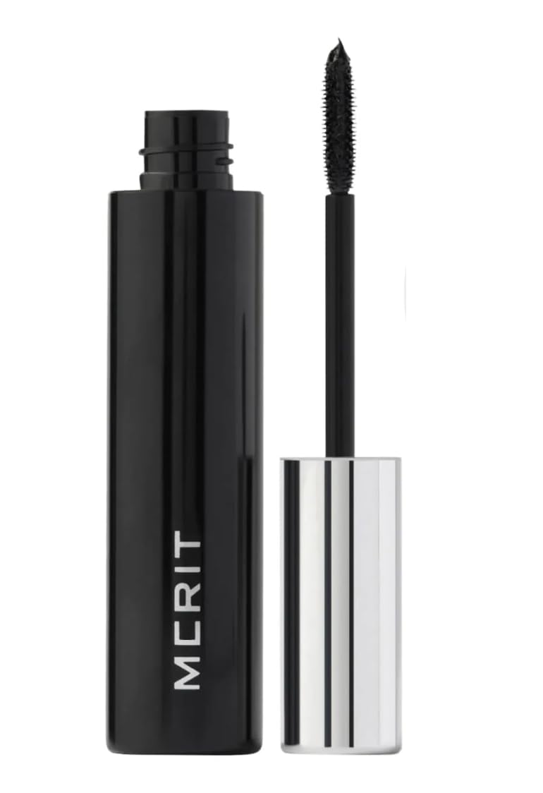 M𝔼RIT Clean Volume Volumizing Tubing Mascara, Black, Buildable Length & Lift, Clump-Free Petite Precision Brush, Long-Wearing Mascara for Sensitive Eyes, Removes with Warm Water, 0.24 oz / 7 mL