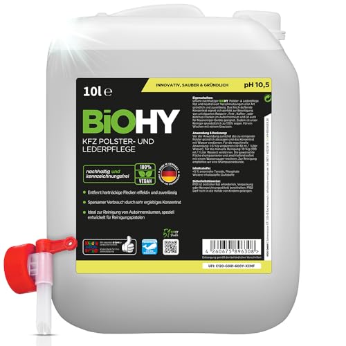 Nettoyant cuir et habitacle de la voiture pour supprimer odeurs et taches de sièges