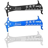 3 Pz Calibro Catena Bici, Strumenti Percatena della Bicicletta, Strumenti Percatene di Biciclette, Misuratore di Usura per Catene di Bicicletta in Acciaio Inossidabile