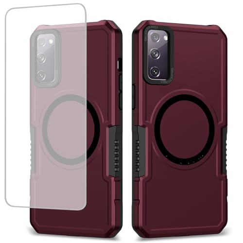 Coque Samsung Galaxy S20 FE Bordeaux compatible MagSafe protection intégrale