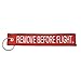 Produktbild Schlüsselanhänger REMOVE BEFORE FLIGHT Aviation ATV UTV Motorrad Pilot Crew Tag Lock von Power Leuchtmittel