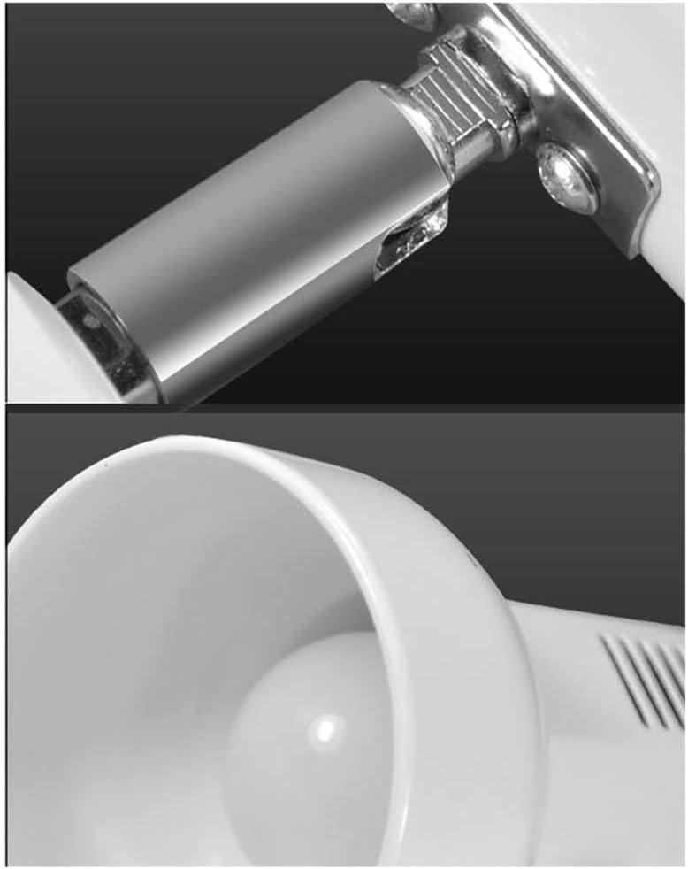 YYDS Desk lamp Stainless Steel 360-Degree Adjustable Clip-On Eye Protection Desk Lamp is Suitable for Reading and Learning (15 * 9 * 11 cm) Desk Light (Color : White, Size : White Light)