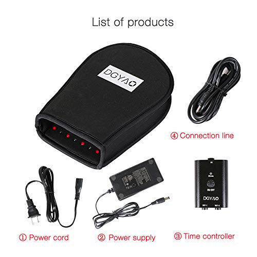 Red Light Therapy Devices Near Infrared Led 880 Nm Hand Pain Relief Double Side Pad For Fingers Wrist #TOP2